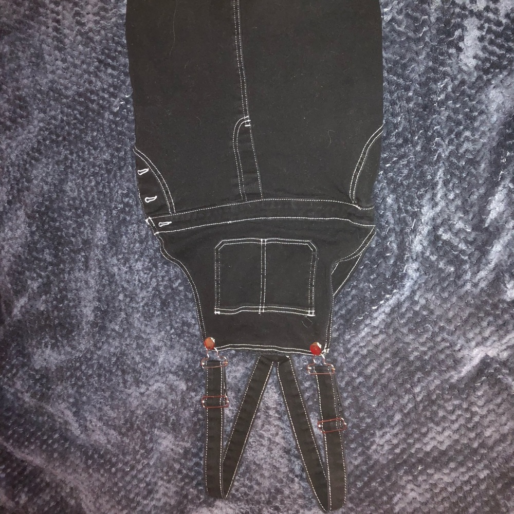 Black Overall Dress